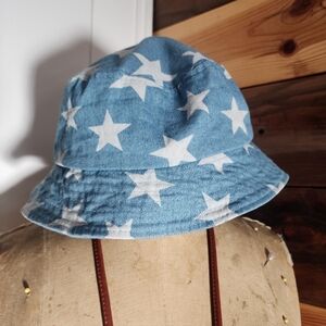 Blue and White Star Bucket Hat